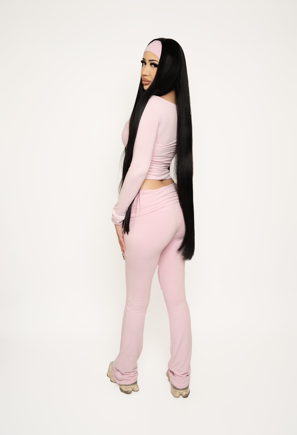 Liz Fold Over Flare Legging