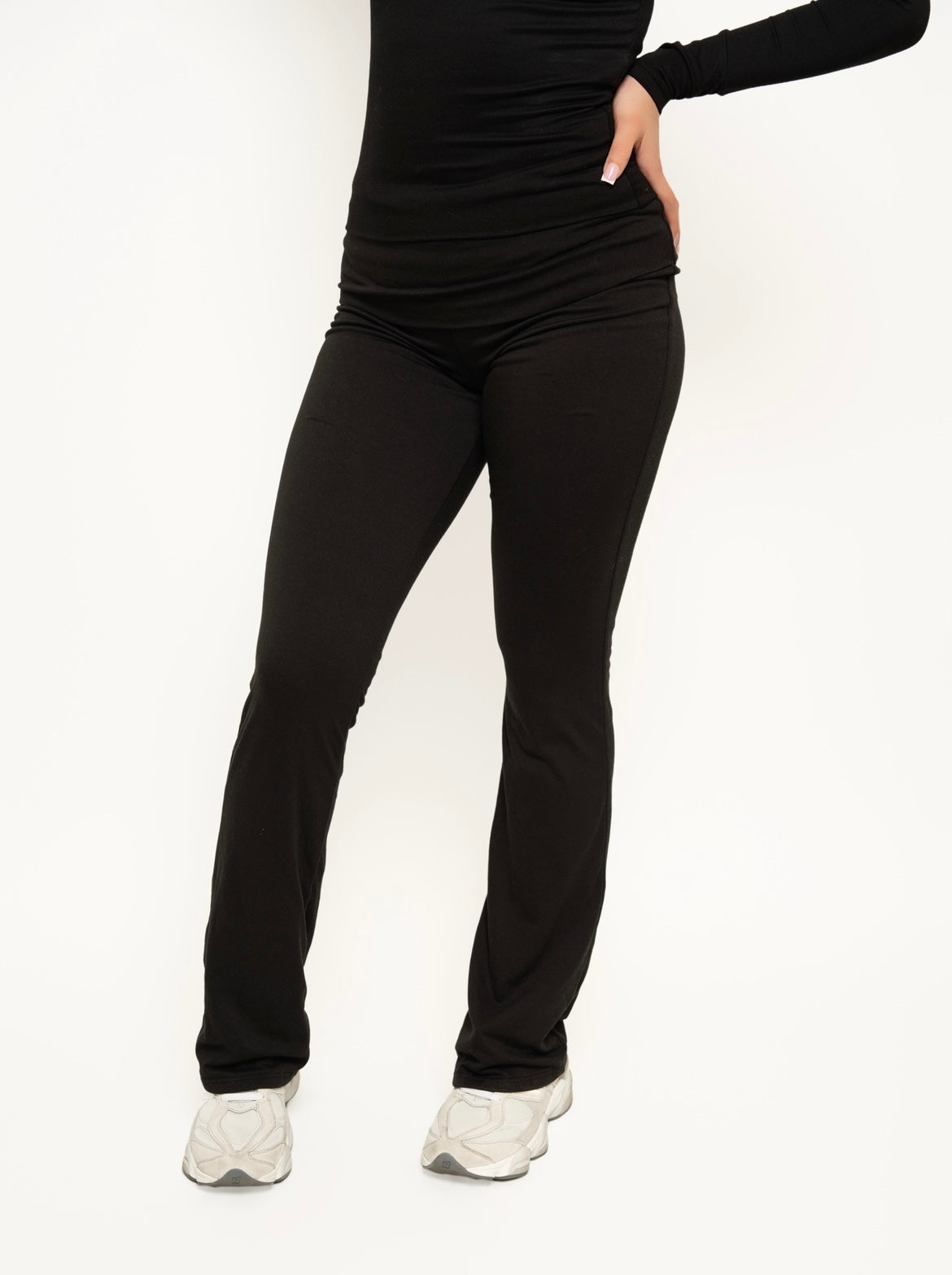 Lexy Fold Over Flare legging